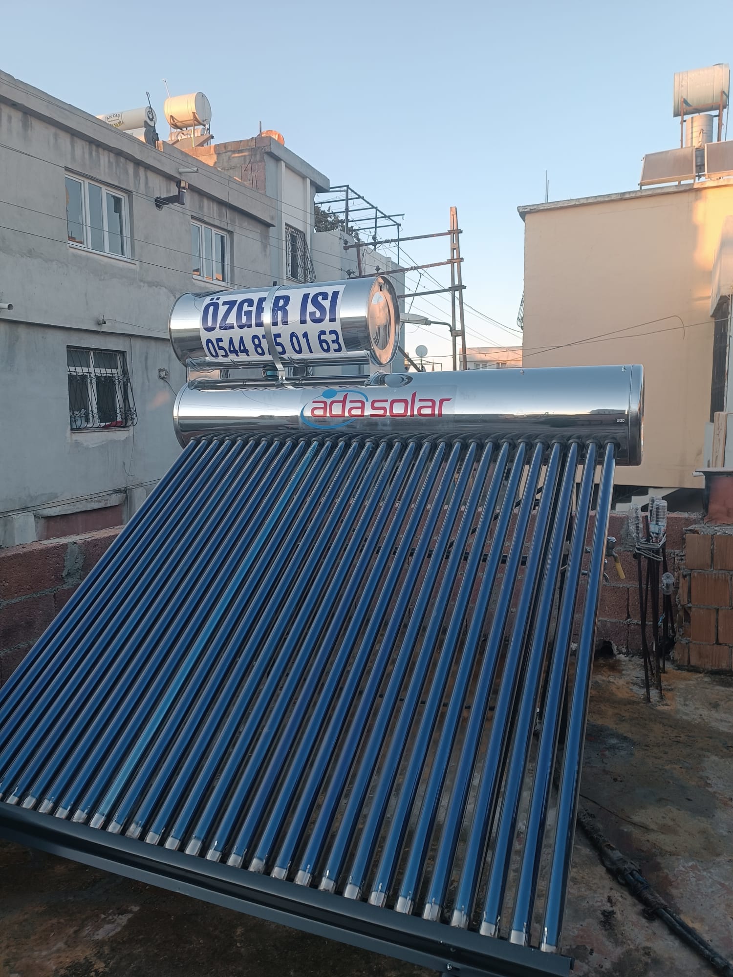 Güneş Enerjili Su Isıtıcı Projesi 1